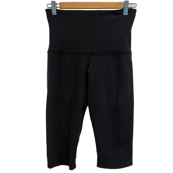 Karma Athletics Black Pedal Pusher Pants Legging Capris Belly Control Large - Picture 3 of 9